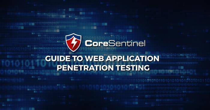 Guide to web application penetration testing with Core Sentinel logo